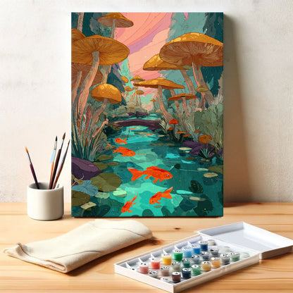 Magic Mycelium | Paint by Numbers Kit