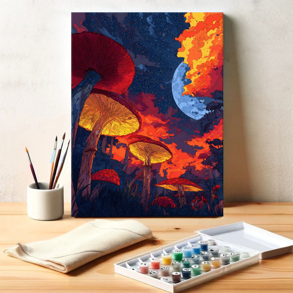 Starlight Shrooms | Paint by Numbers Kit