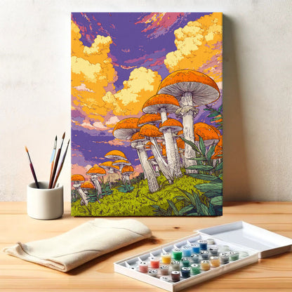 Sunset Spores | Paint by Numbers Kit