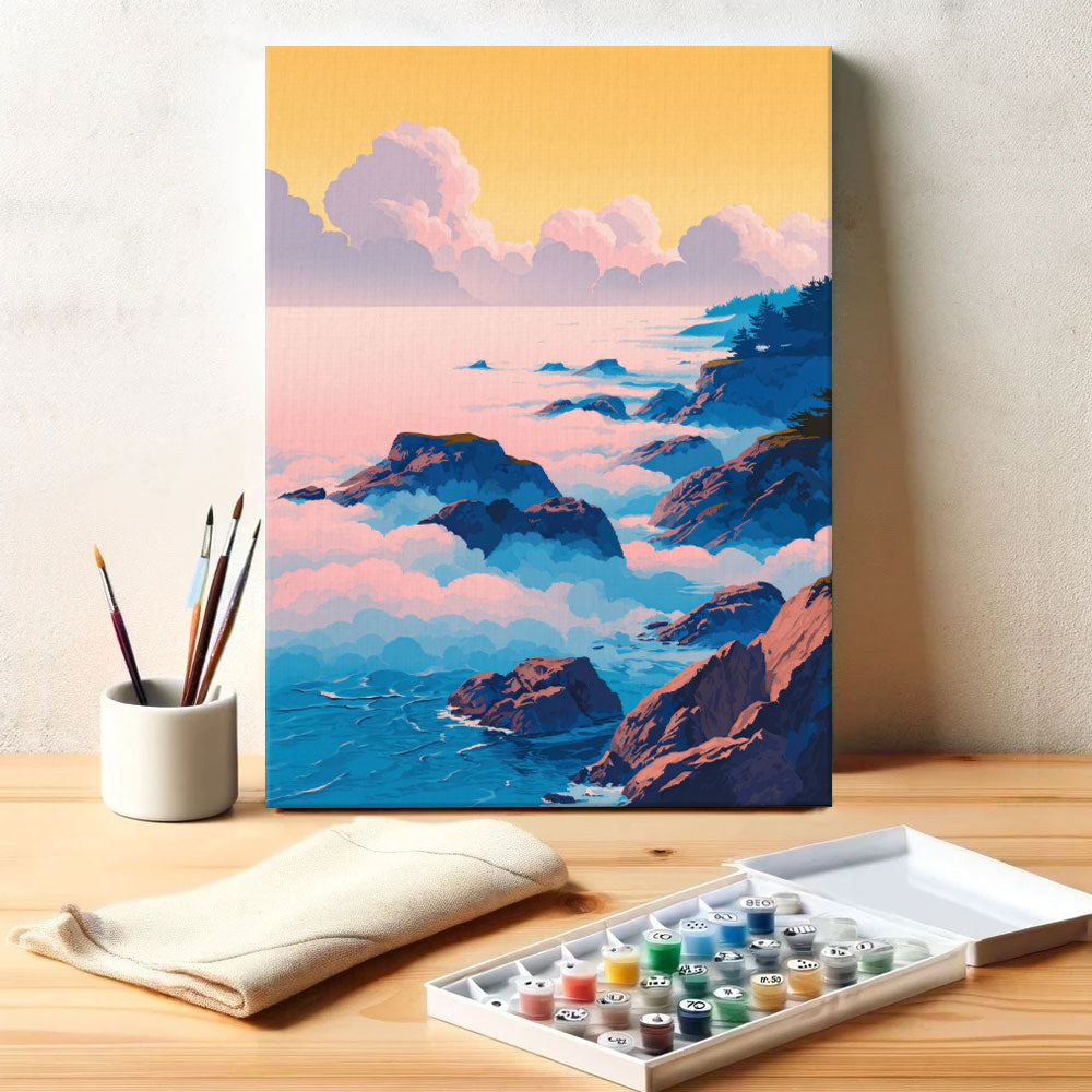 Pastel Cliffs | Paint by Numbers Kit