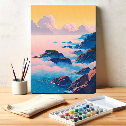 Pastel Cliffs | Paint by Numbers Kit