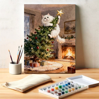 Purr-fect Placement | Paint by Numbers Kit