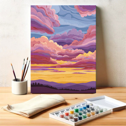 Blush Peaks | Paint by Numbers Kit