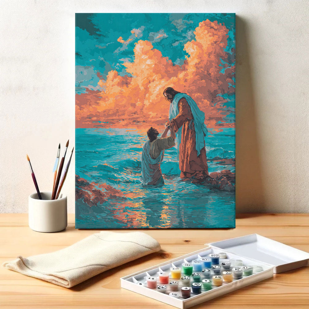 Sacred Baptism | Paint by Numbers Kit
