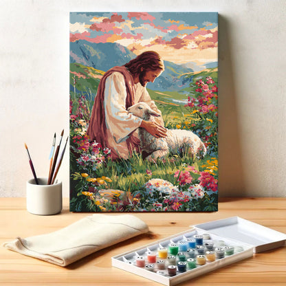 Gentle Shepherd | Paint by Numbers Kit