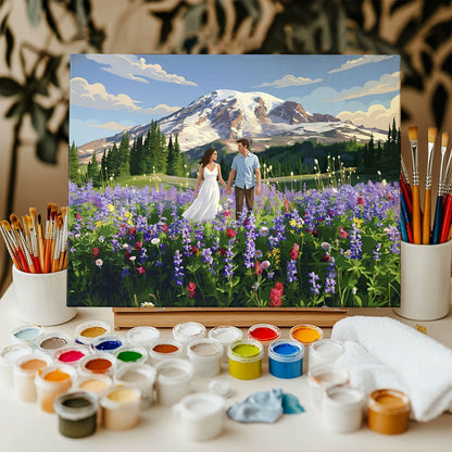 Rainier Romance | Paint By Number Kit