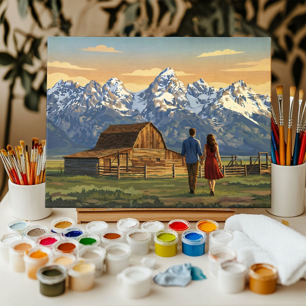 Chill in Moulton Barns | Paint By Number Kit