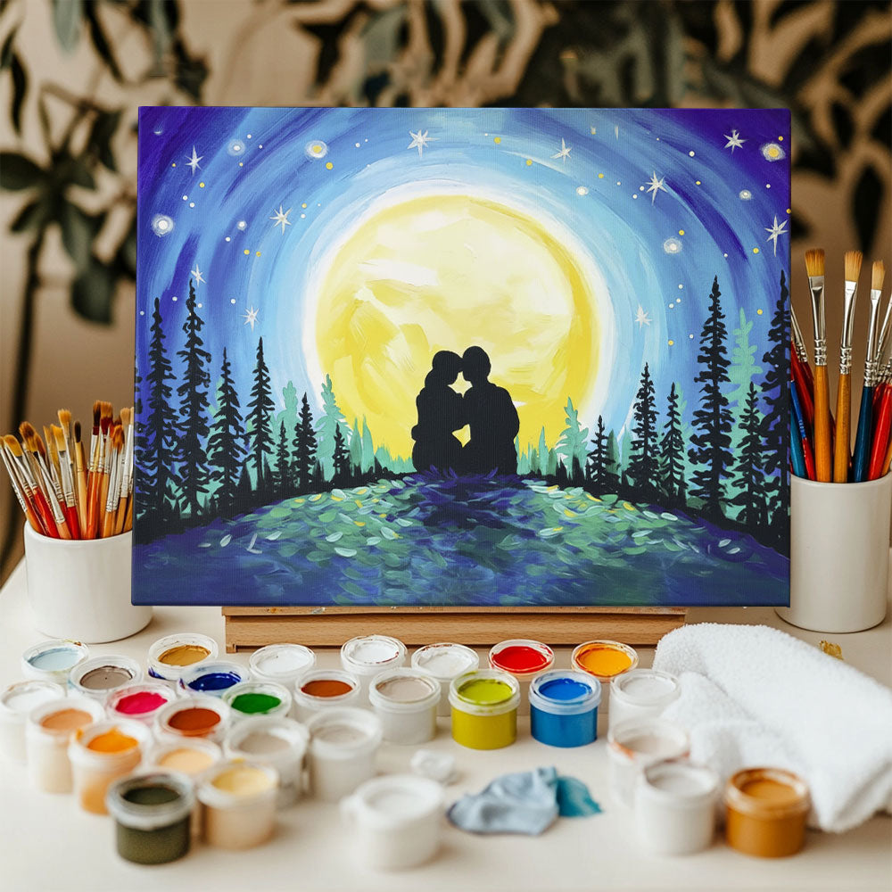 The Moon’s Embrace | Paint By Number Kit