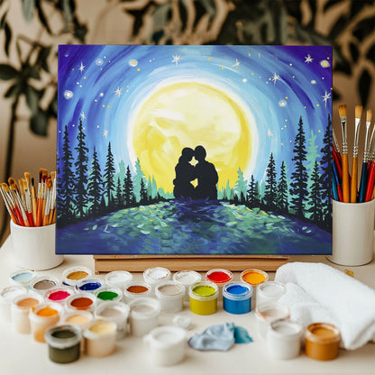 The Moon’s Embrace | Paint By Number Kit