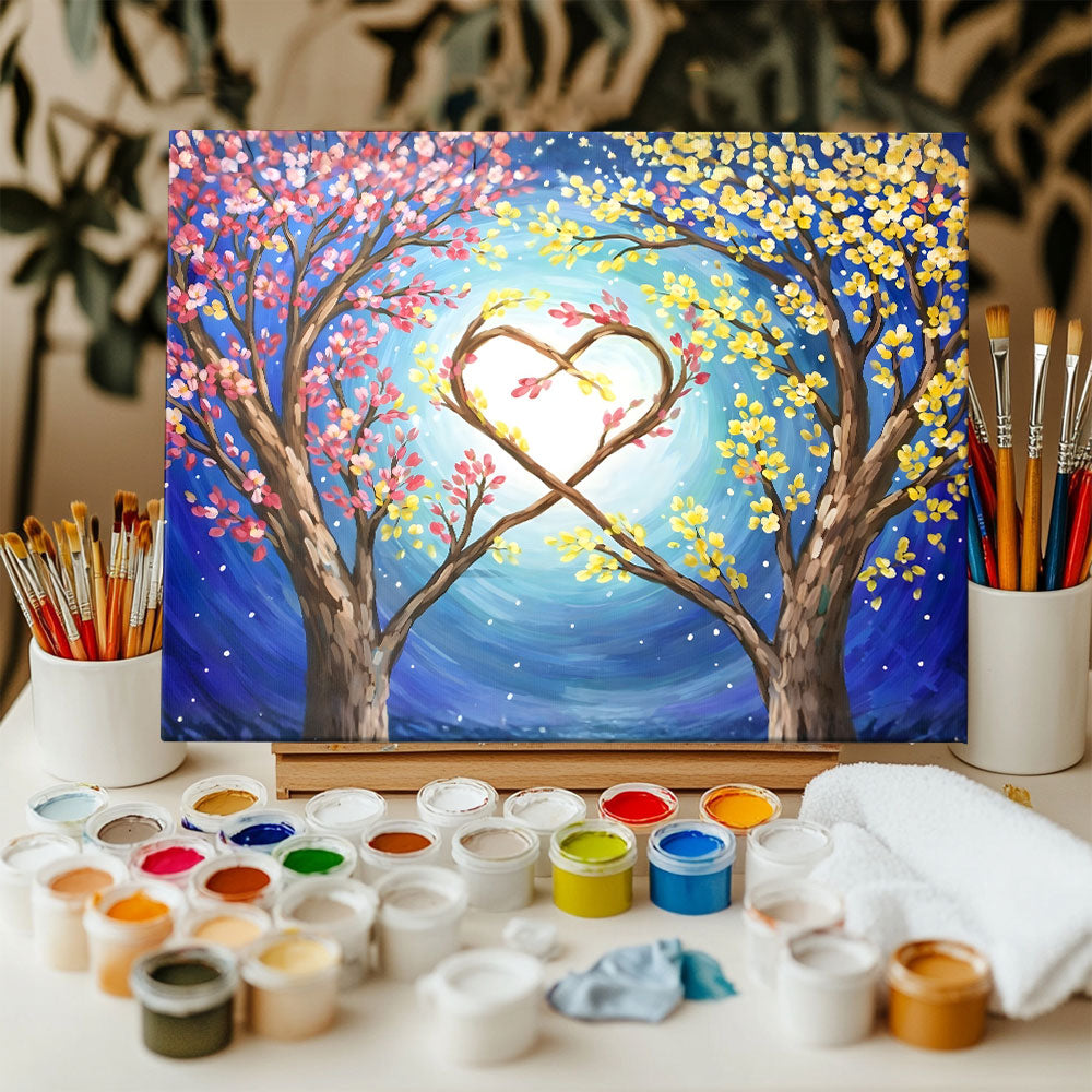 Twin Blossoms | Paint By Number Kit