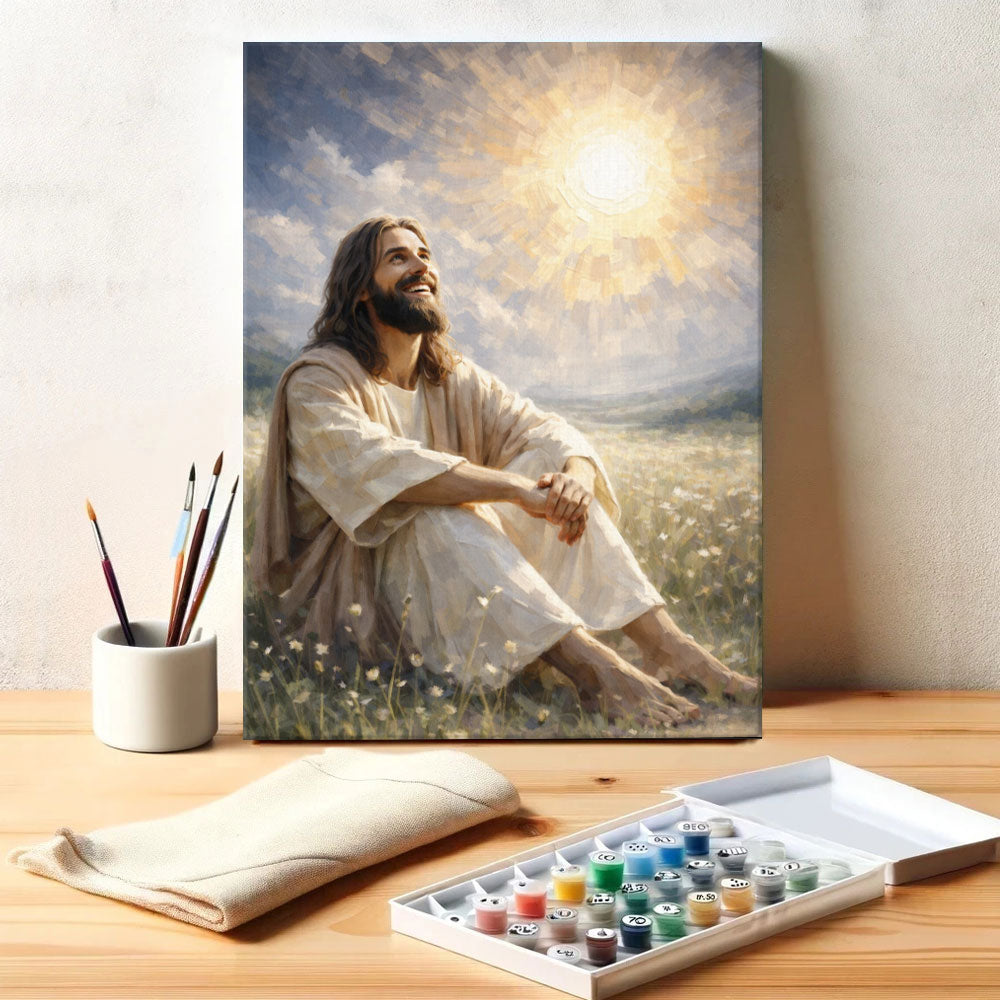 The Joy of the Father's Smile | Paint by Numbers Kit