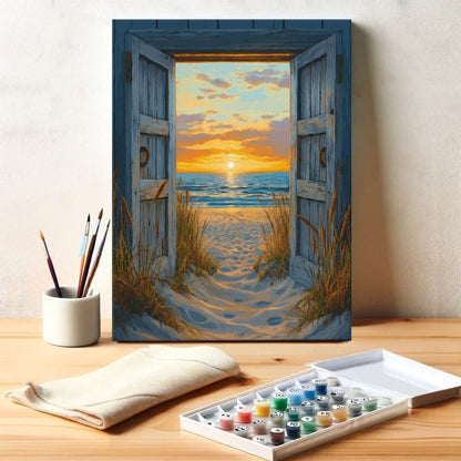 Pathway to Sunset | Paint by Numbers Kit