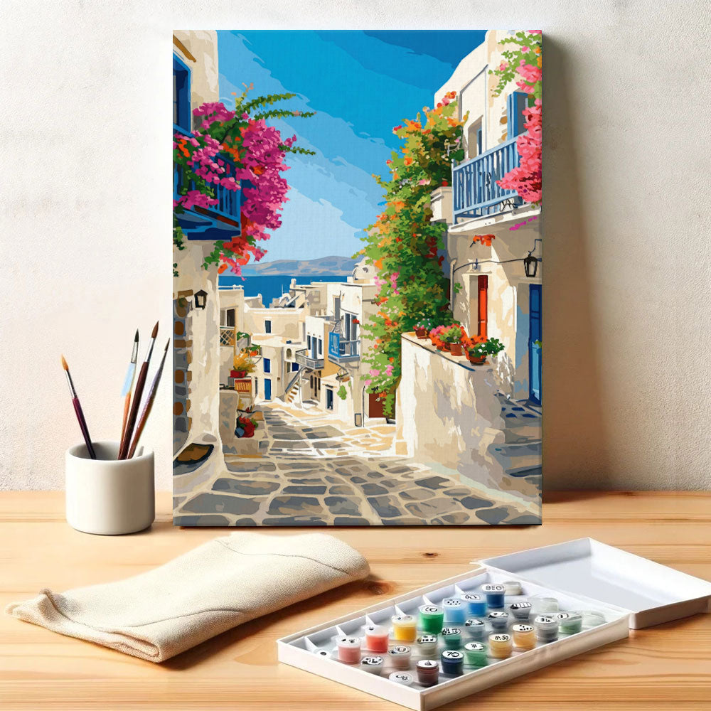Aegean Path | Paint by Numbers Kit
