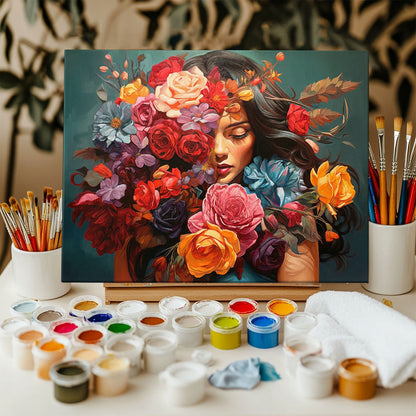 Floral Beauty | Paint by Numbers Kit