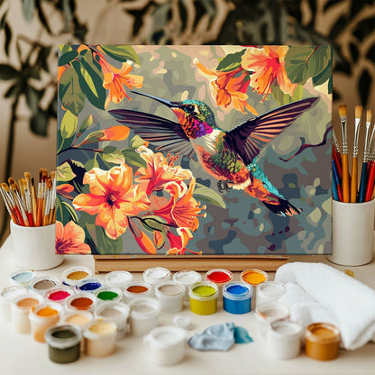 Hummingbirds Dance | Paint by Numbers Kit