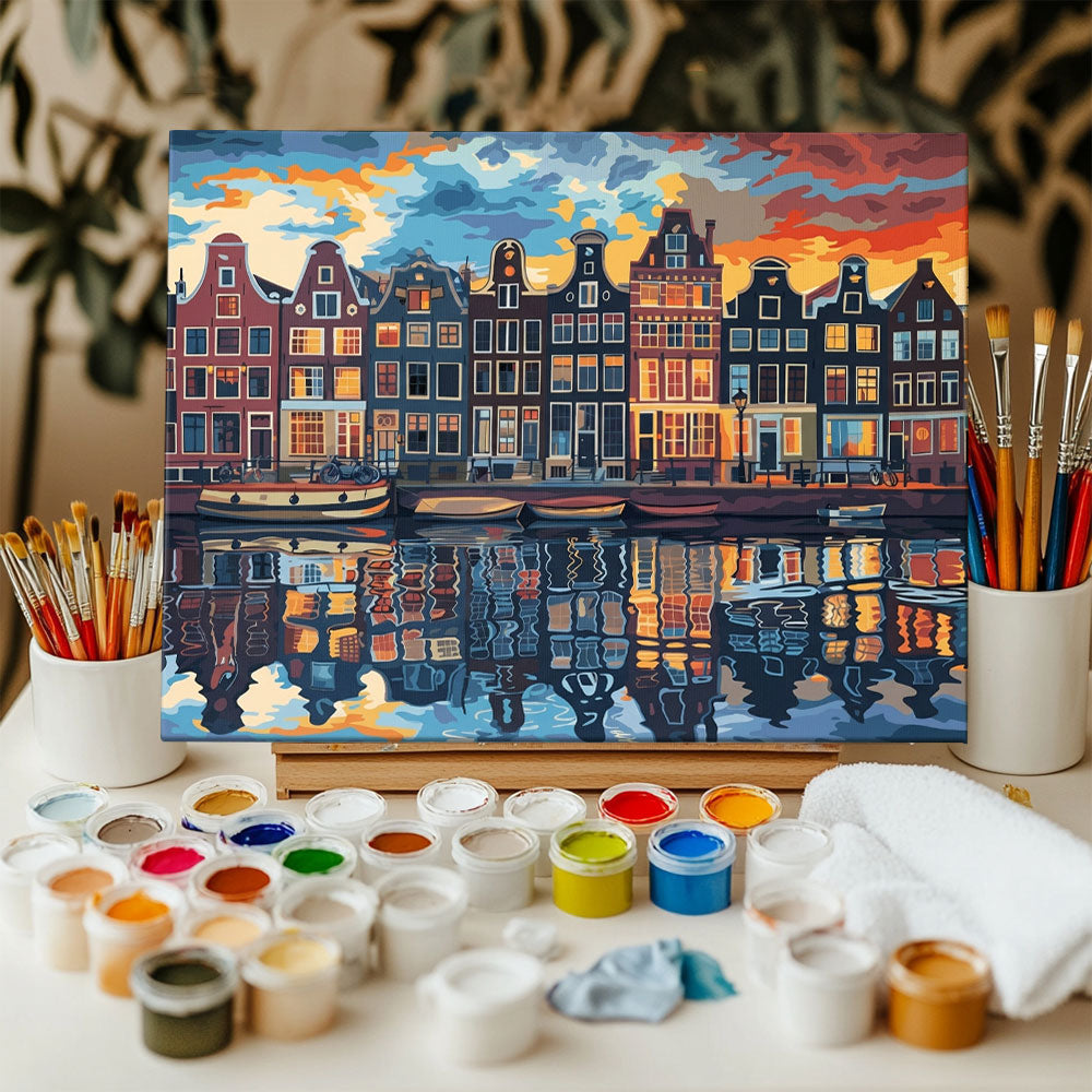 Amsterdam Simplicity | Paint by Numbers Kit