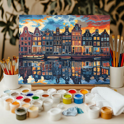 Amsterdam Simplicity | Paint by Numbers Kit
