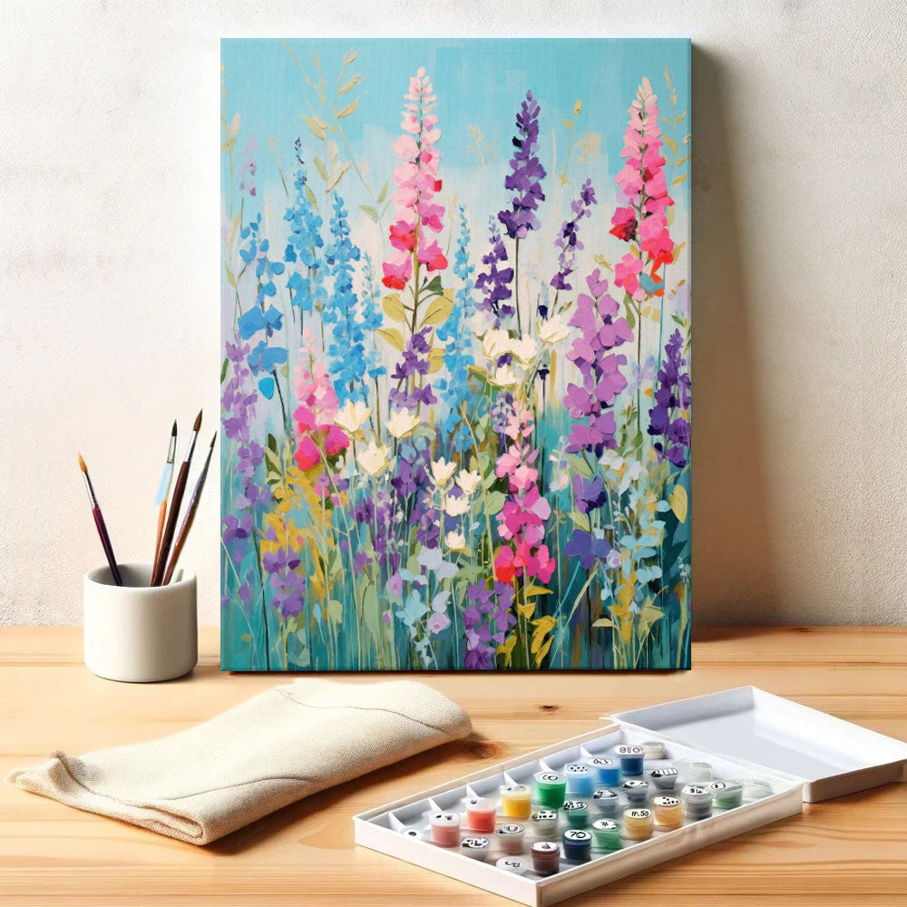 Summer Wildflower Splendor | Paint by Numbers Kit