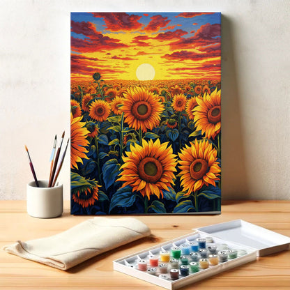 Sunflower Garden | Paint by Numbers Kit