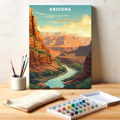 Arizona U.S. State | Paint by Numbers Kit