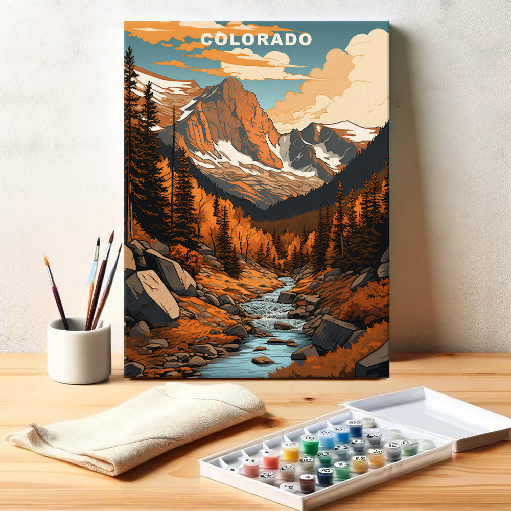 Colorado U.S. State | Paint by Numbers Kit