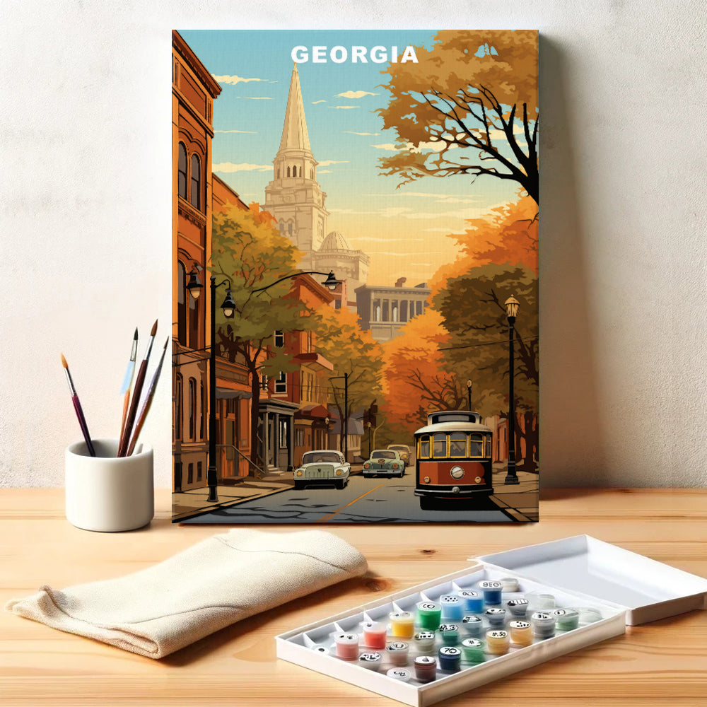 Georgia U.S. State | Paint by Numbers Kit