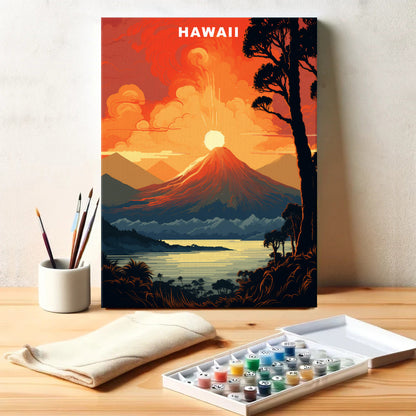 Hawaii U.S. State | Paint by Numbers Kit