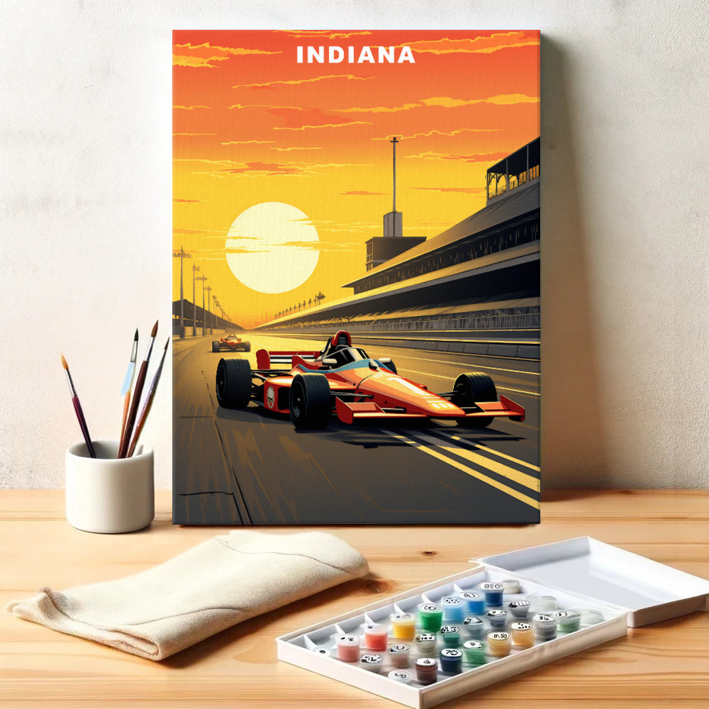 Indiana U.S. State | Paint by Numbers Kit