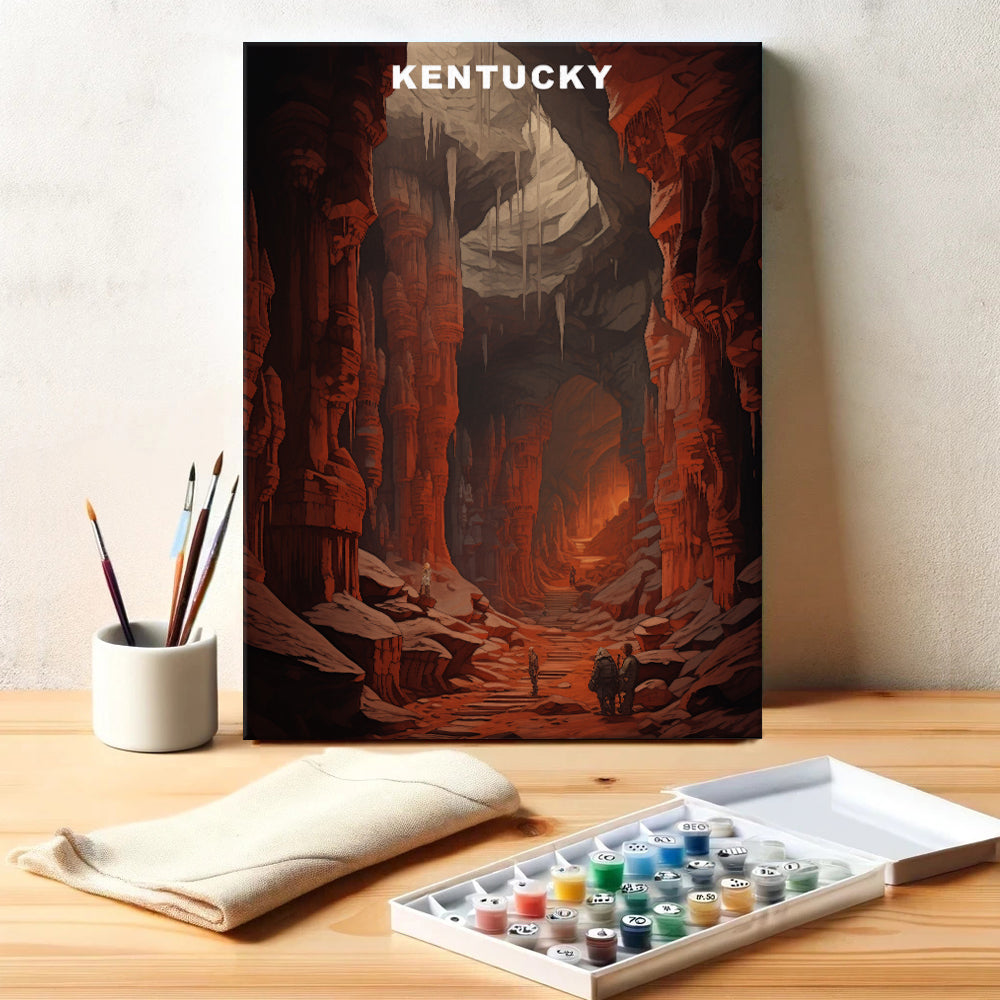 Kentucky U.S. State | Paint by Numbers Kit