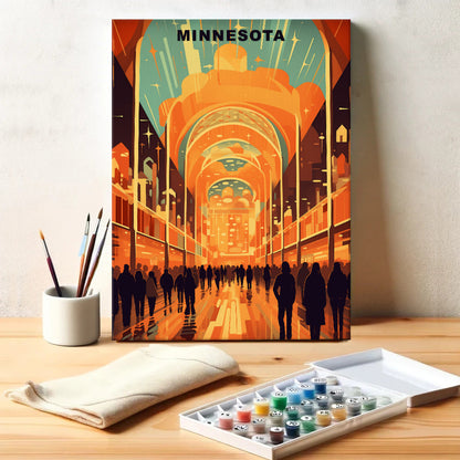 Minnesota U.S. State | Paint by Numbers Kit