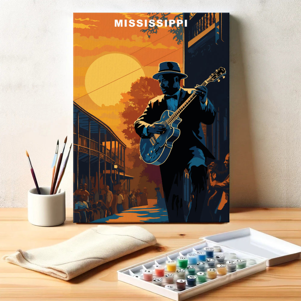 Mississippi U.S. State | Paint by Numbers Kit