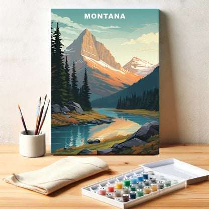 Montana U.S. State | Paint by Numbers Kit