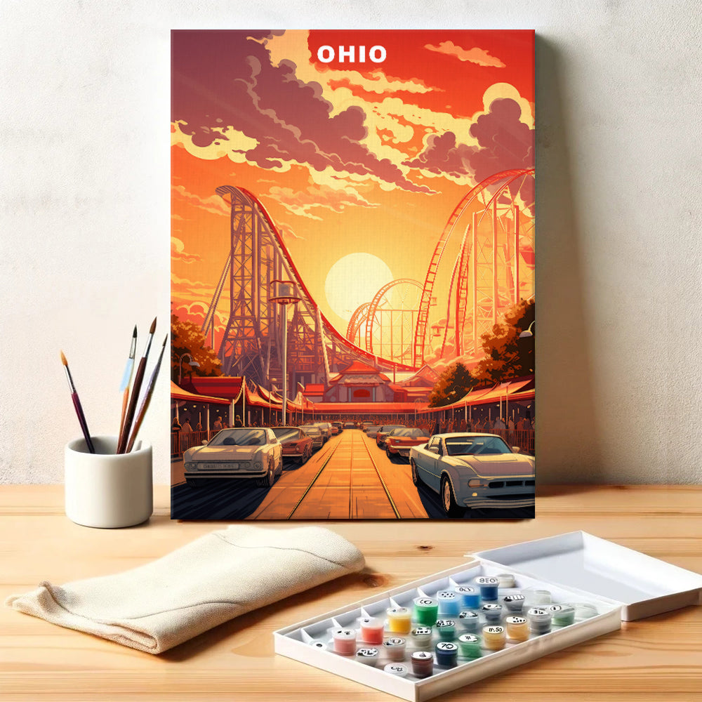 Ohio U.S. State | Paint by Numbers Kit