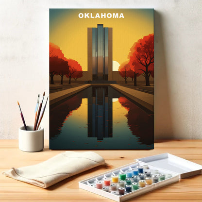 Oklahoma U.S. State | Paint by Numbers Kit