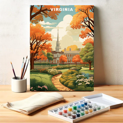 Virginia U.S. State | Paint by Numbers Kit