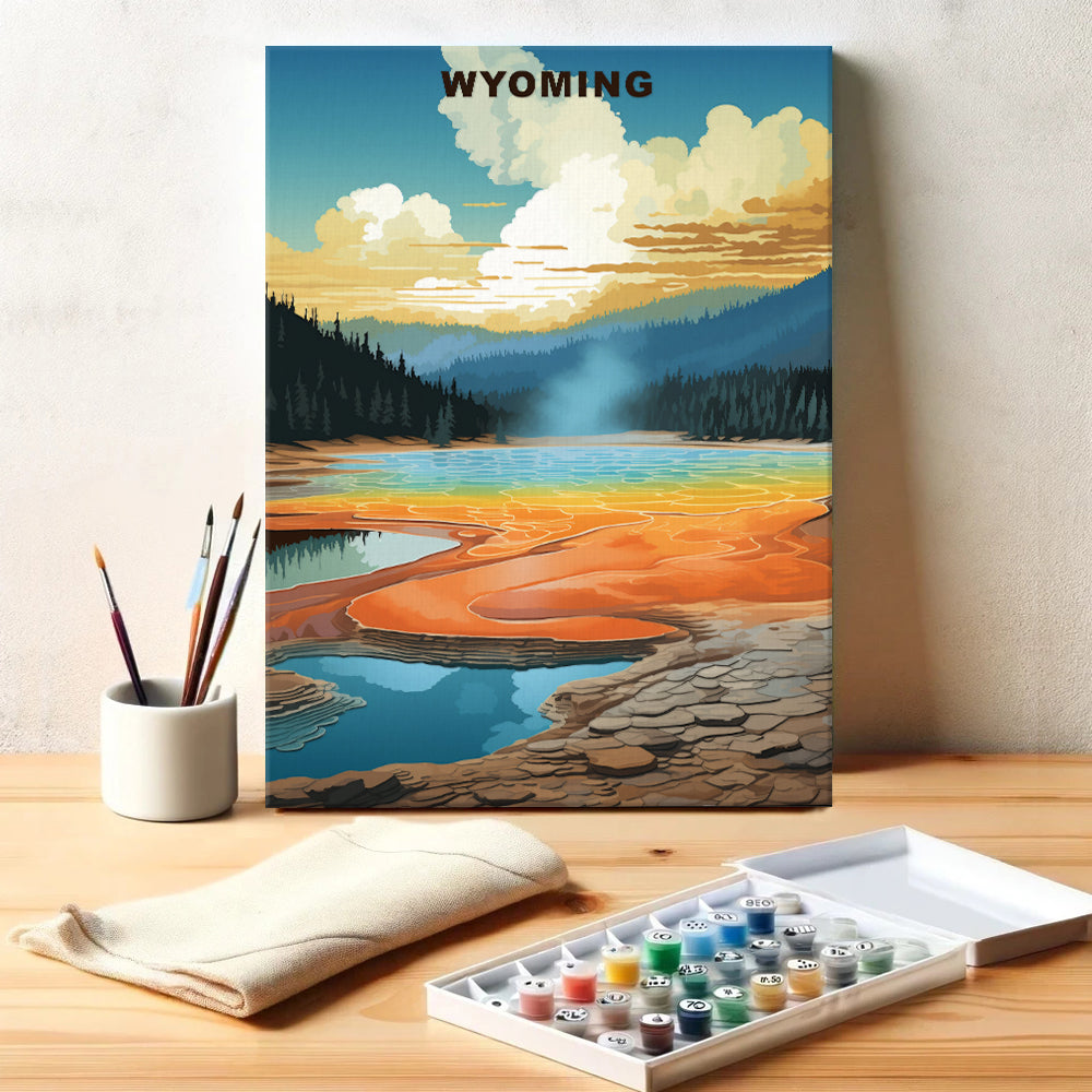 Wyoming U.S. State | Paint by Numbers Kit