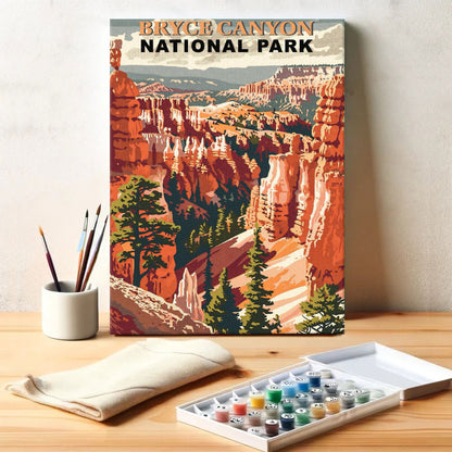 Bryce Canyon National Park Vintage | Paint by Numbers Kit