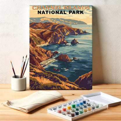 Channel Islands National Park Vintage | Paint by Numbers Kit