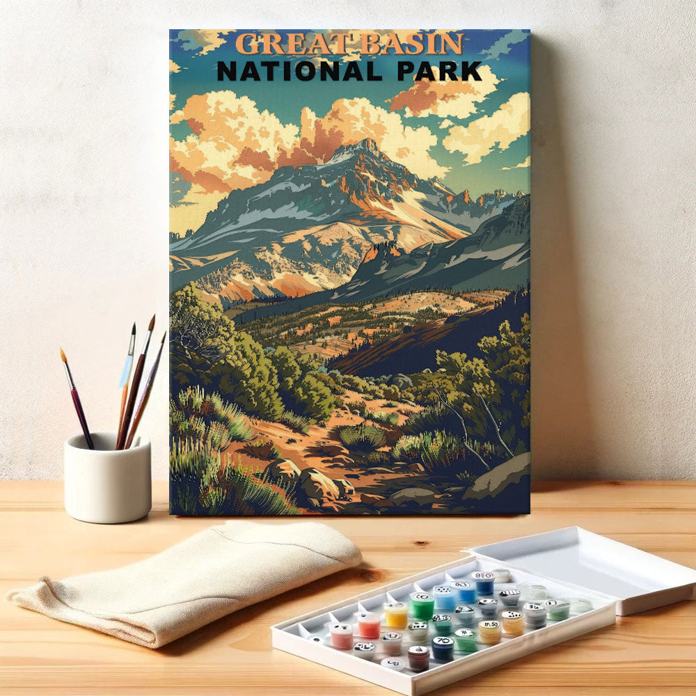 Great Basin National Park Vintage | Paint by Numbers Kit