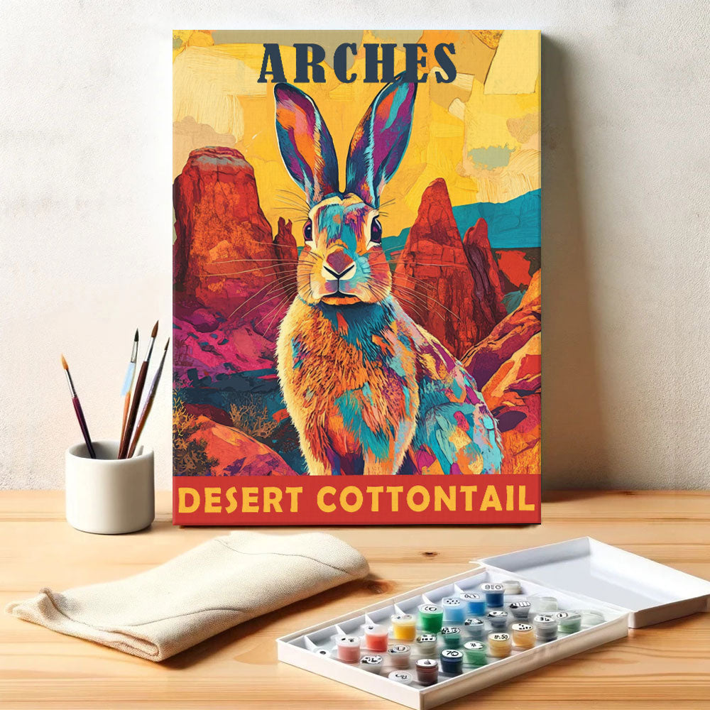 Arches National Park Animal | Paint by Numbers Kit