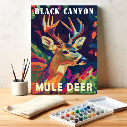 Black Canyon of The Gunnison National Park Animal | Paint by Numbers Kit