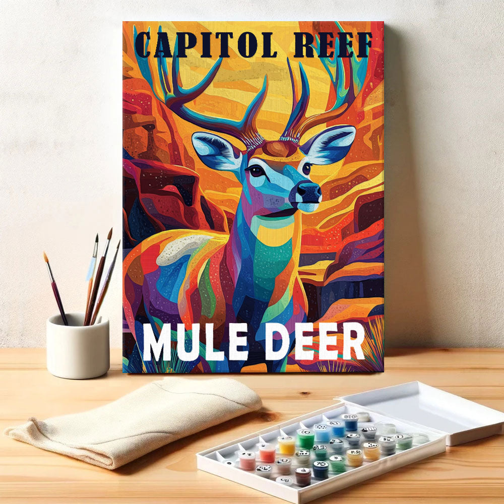 Capitol Reef National Park Animal | Paint by Numbers Kit