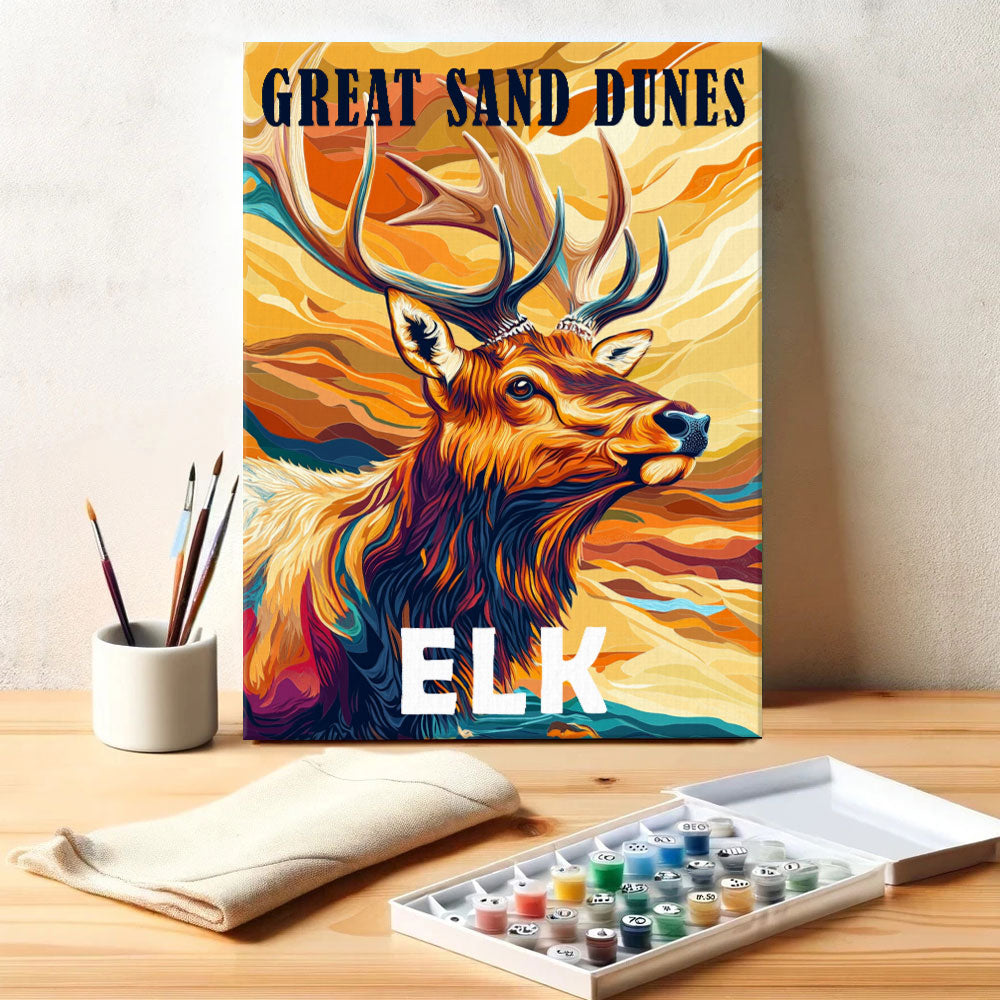 Great Sand Dunes National Park Animal | Paint by Numbers Kit