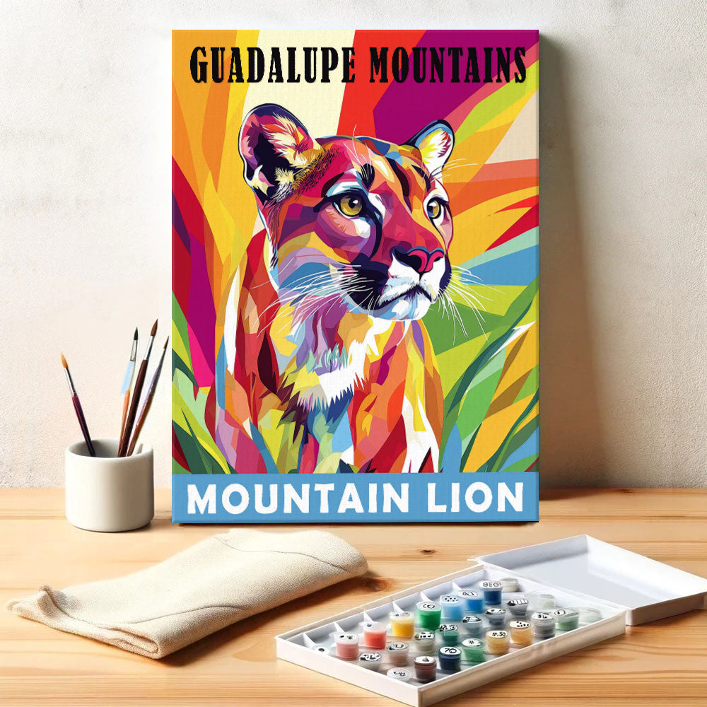 Guadalupe Mountains National Park Animal | Paint by Numbers Kit