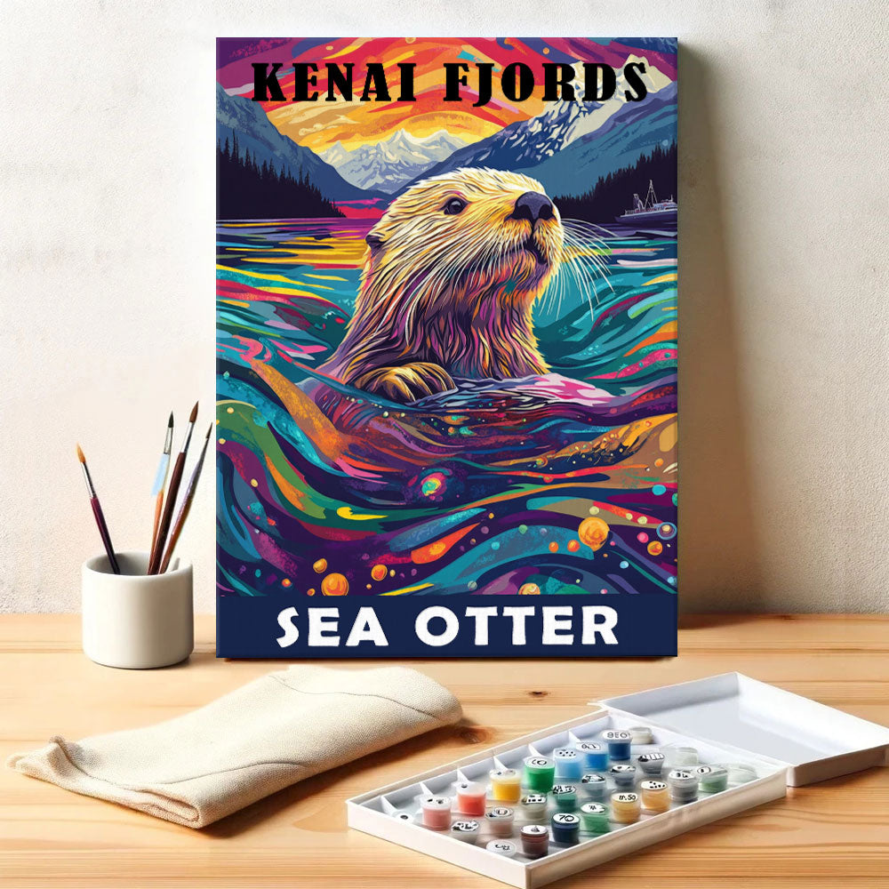 Kenai Fjords National Park Animal | Paint by Numbers Kit