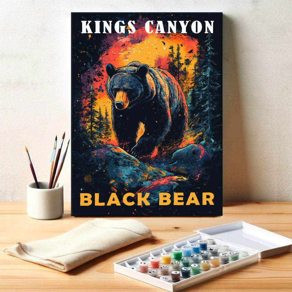 Kings Canyon National Park Animal | Paint by Numbers Kit