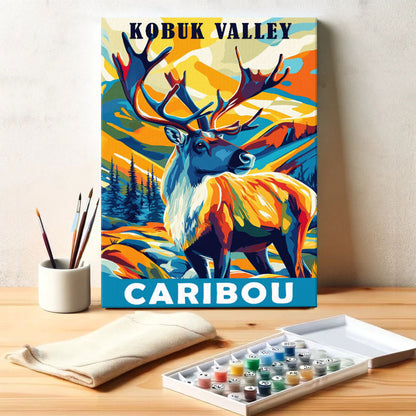 Kobuk Valley National Park Animal | Paint by Numbers Kit