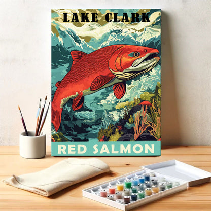 Lake Clark National Park Animal | Paint by Numbers Kit