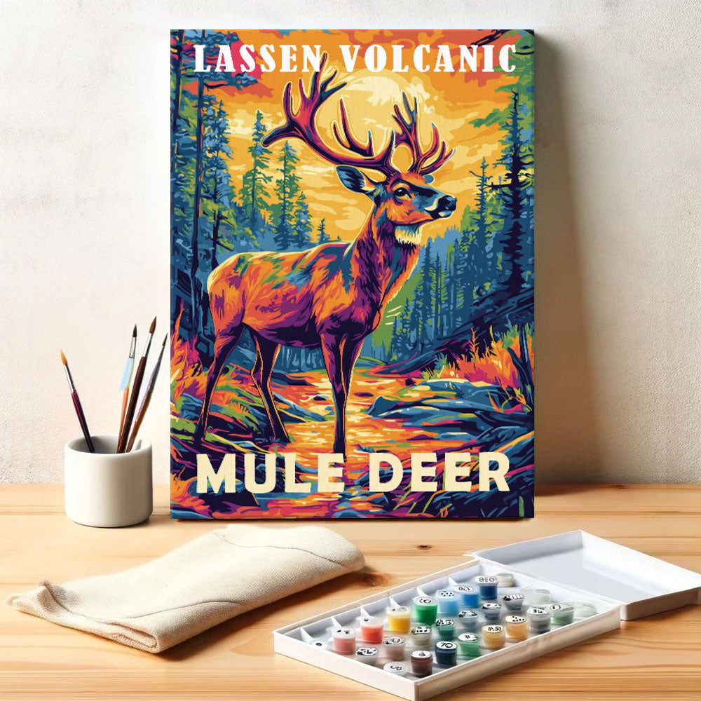 Lassen Volcanic National Park Animal | Paint by Numbers Kit