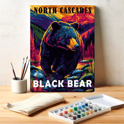 North Cascades National Park Animal | Paint by Numbers Kit